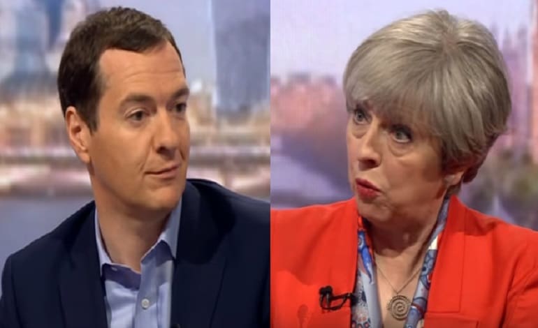 George Osborne Theresa May