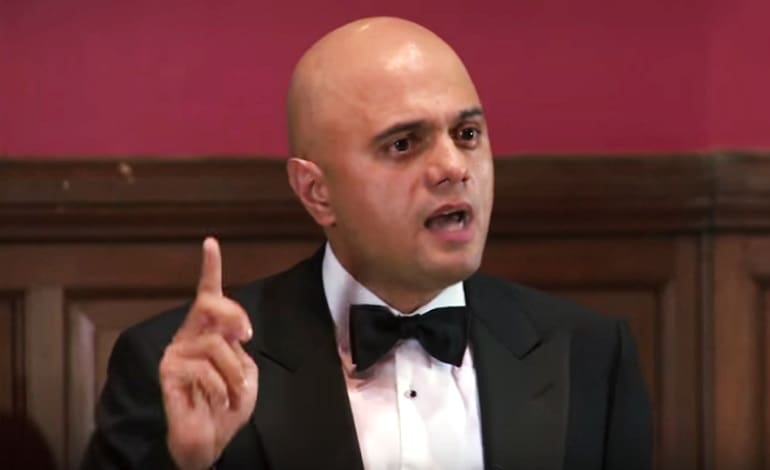 Sajid Javid Homeless Children