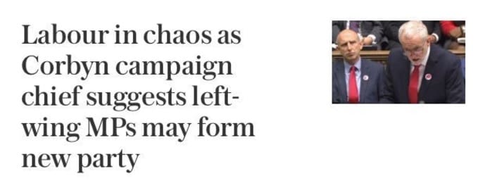 Corbyn Telegraph One