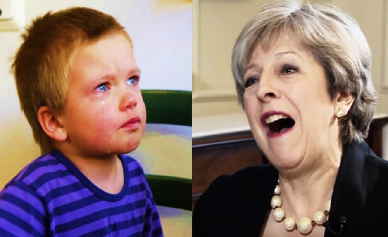 Theresa May Childcare Tories