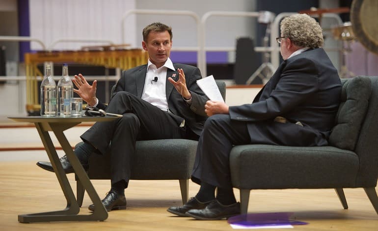 Jeremy Hunt tax on hospitals