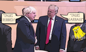 Johnson and Trump in public together OTP
