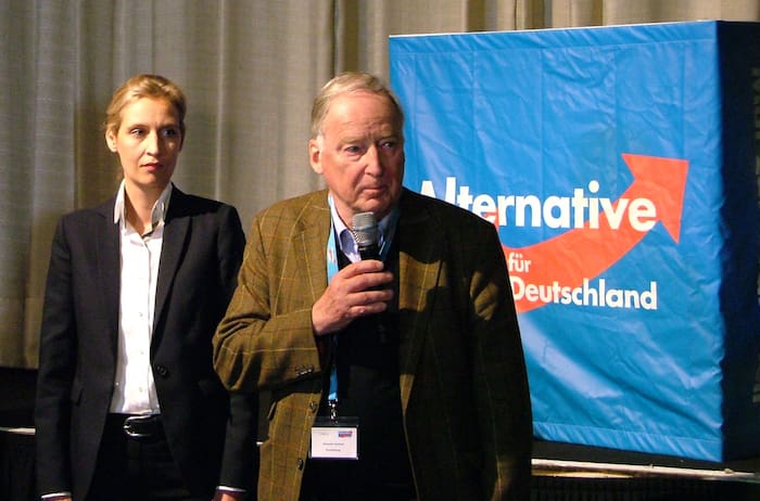 Alice Weidel with joint lead AfD candidate Alexander Gauland