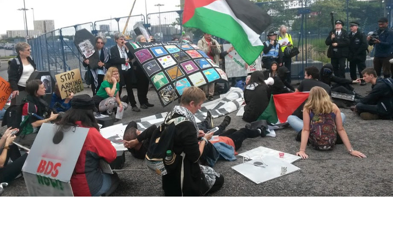 Stop DSEI activists