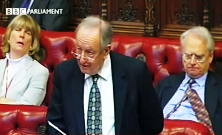 House of Lords Sleeping