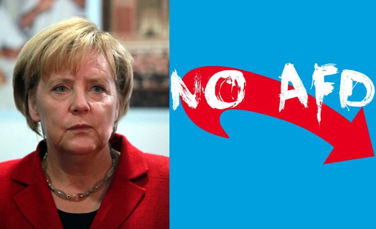 Angela Merkel No AfD