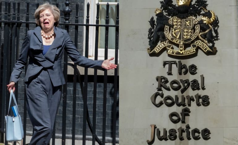 Theresa May and justice