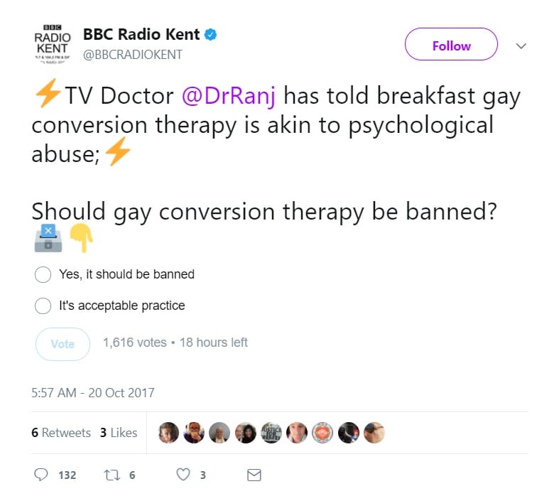 BBC Radio Kent Gay Conversion