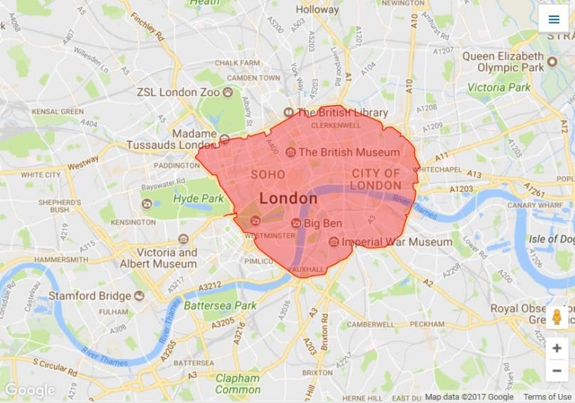 Congestion Zone Air Polllution