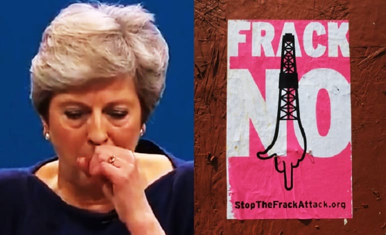 Theresa May Fracking Reports