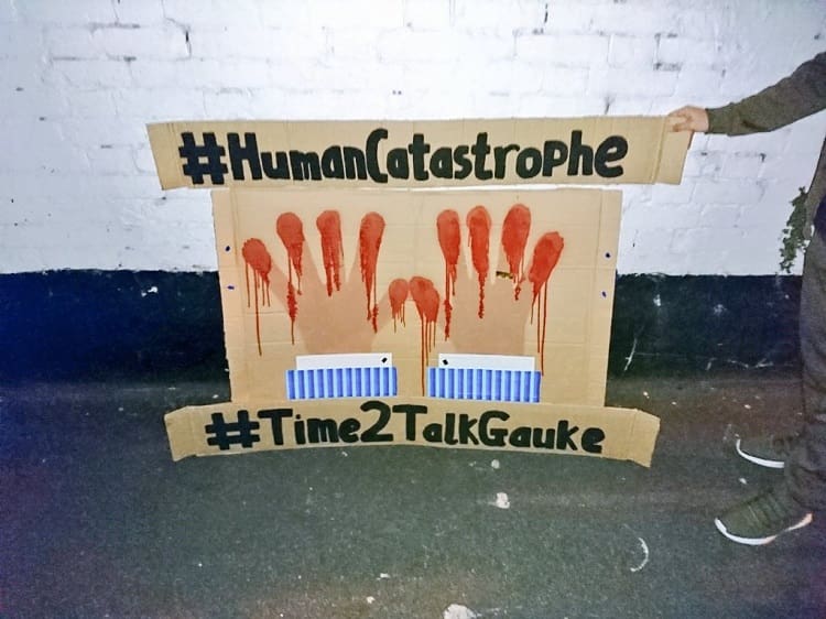 Gauke Tory DPAC Lobby Three
