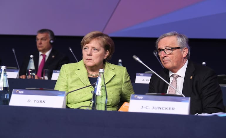 Merkel Juncker EU