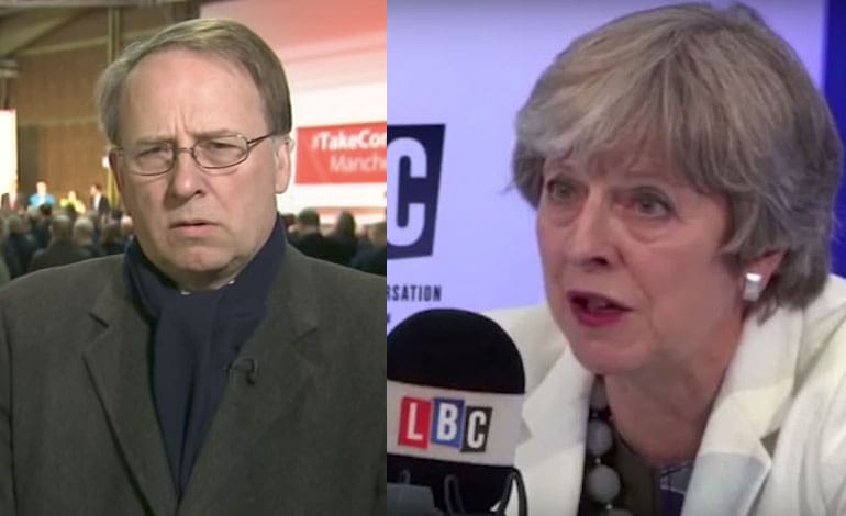 Michael Crick Theresa May