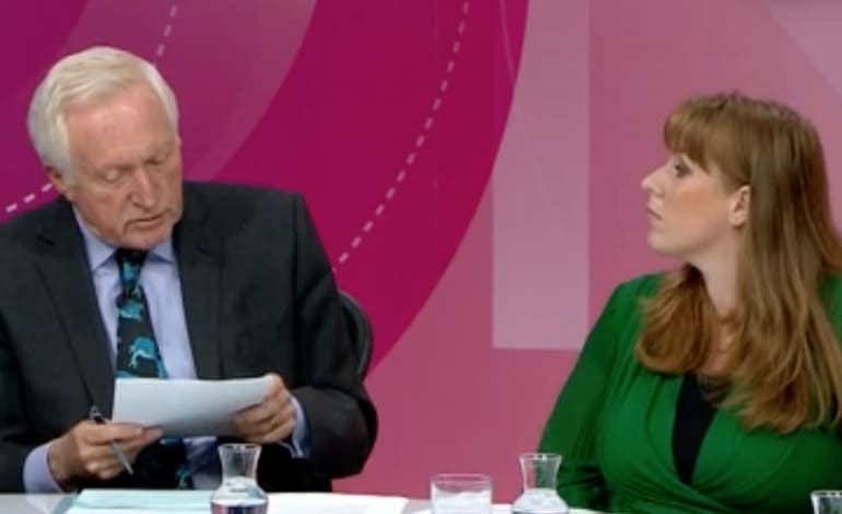 David Dimbleby Angela Rayner