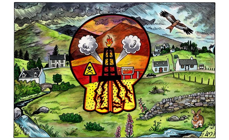 Lorna Miller fracking pic