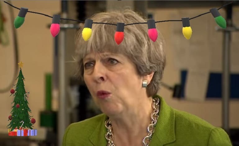 Theresa May Christmas