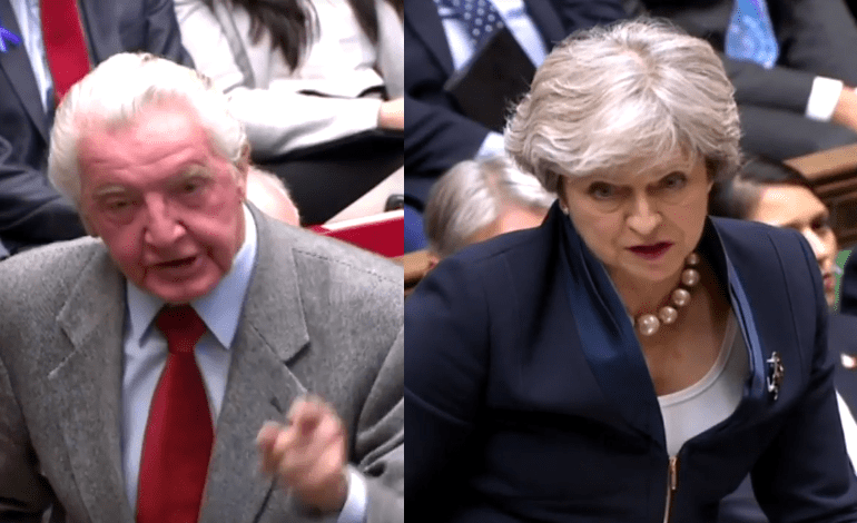 UK’s oldest MP Skinner versus May