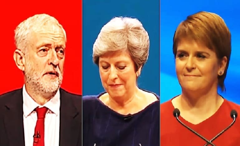 Labour Corbyn May Sturgeon