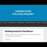 Undercover Policing Inquiry search facility