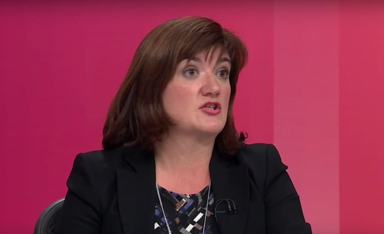 Nicky Morgan on Question Time
