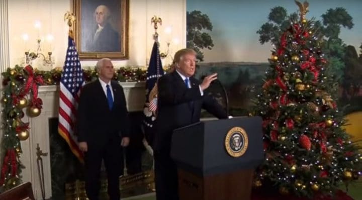 Donald Trump's Jerusalem announcement