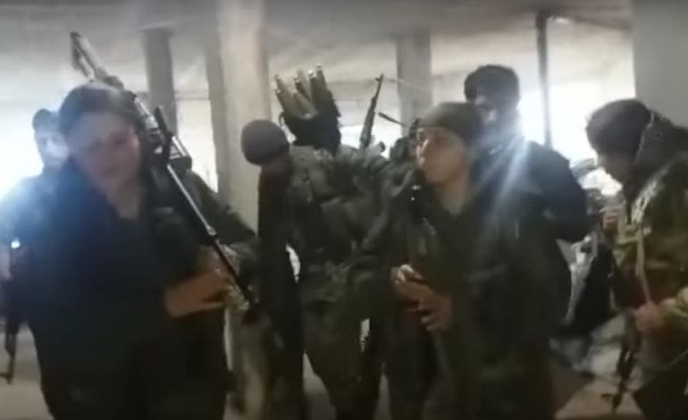 Kurdish YPJ and YPG in Afrin, preparing for battle