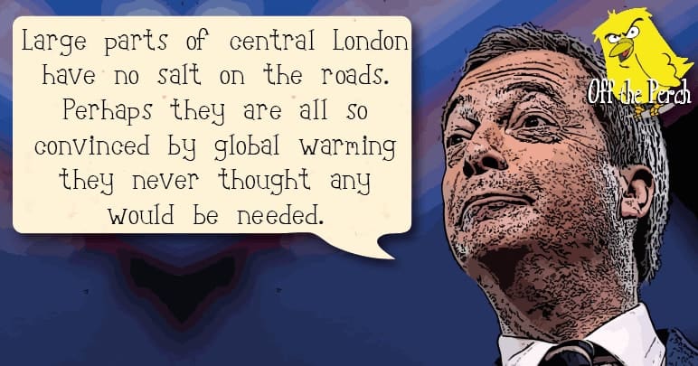 Nigel Farage spouts hot air