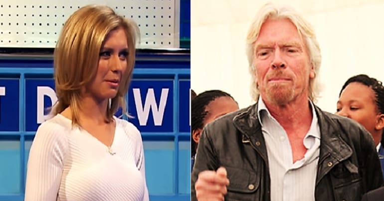 Rachel Riley Virgin Trains Branson