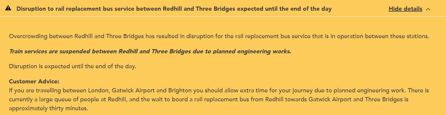 Southern Rail Redhill