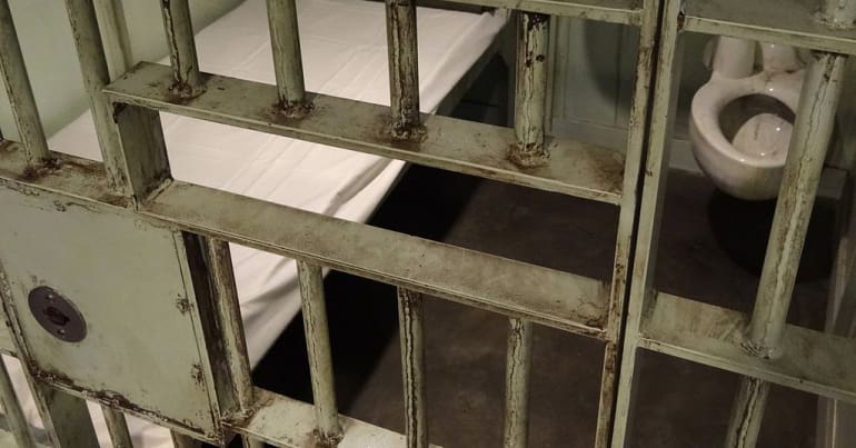 US jail cell