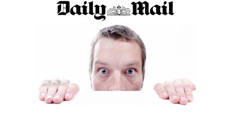 The Daily Mail and a white man
