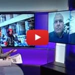 Rami Abdurrahman being interviewed by BBC Arabic play