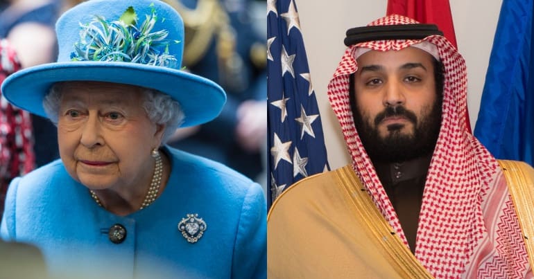 Queen and Bin Salman