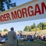 Protest rally against the Trans Mountain Pipeline