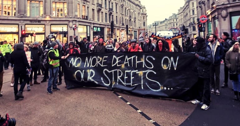 Streets Kitchen homelessness protest