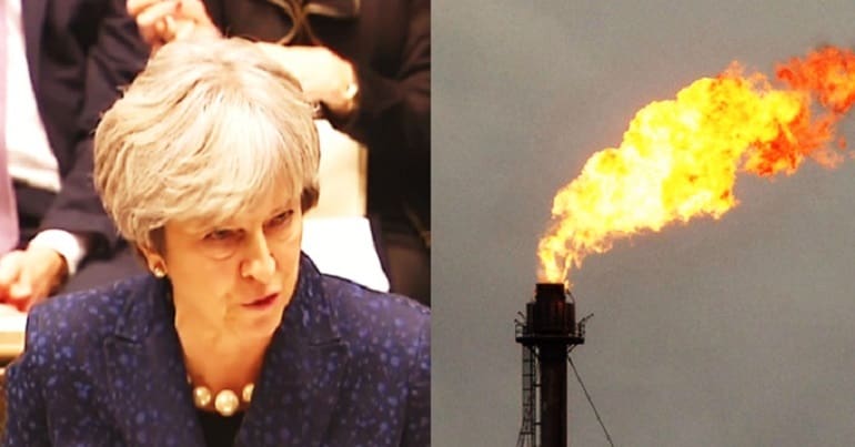 Theresa May fracking