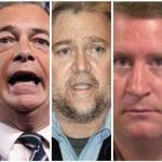 Image of Jayda Fransen, Nigel Farage, Steve Bannon, Paul Golding, and Katie Hopkins