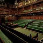 Empty seats in the Commons