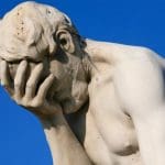 Facepalm statue