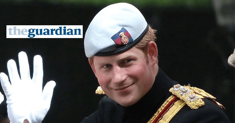 Prince Harry waving for the camera royal wedding