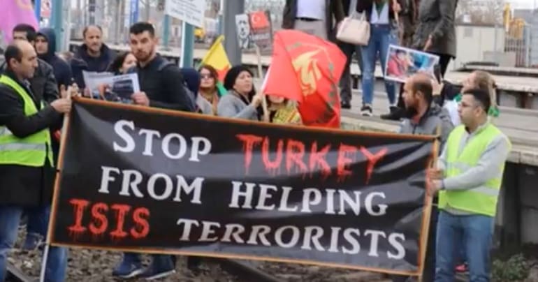 kurdish protest