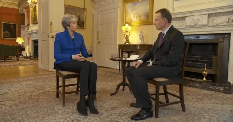 Mar and May at Downing Street