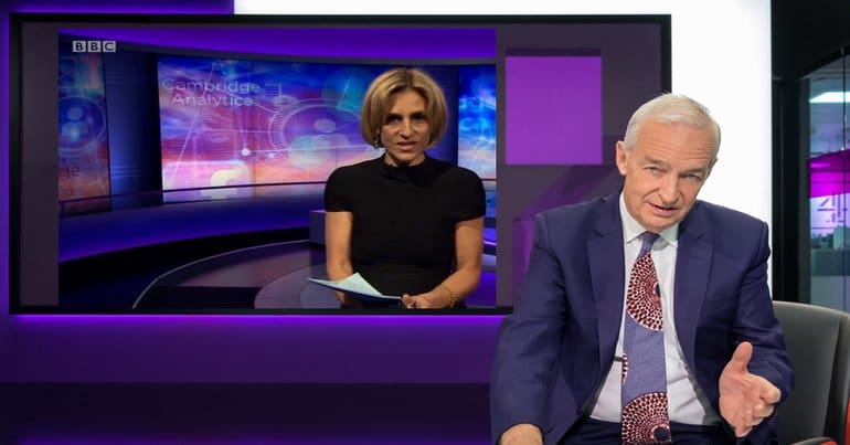 Jon Snow and Emily Maitlis