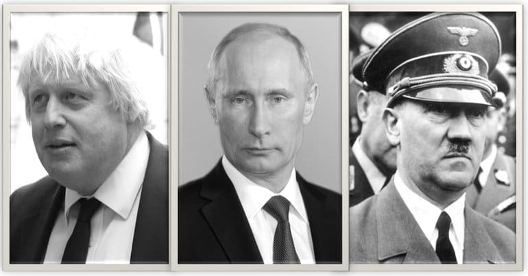 Johnson, Putin, Hitler