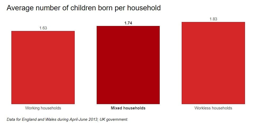 Adam Perkins figures on child births by employment status