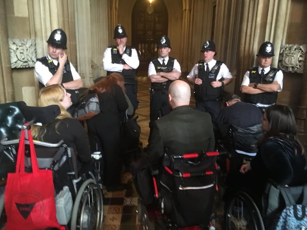 DPAC occupied parliament on 18 April