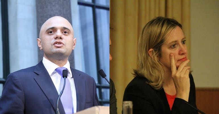 Sajid Javid and Amber Rudd