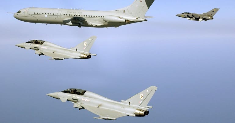 Tornado and Typhoon fighters