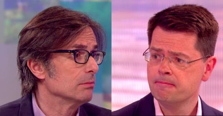 Robert Peston and Tory Mp Brokenshire
