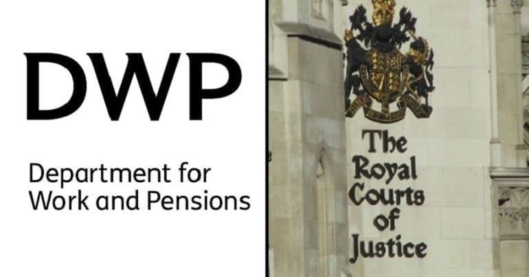 The DWP and the Royal Courts of Justice